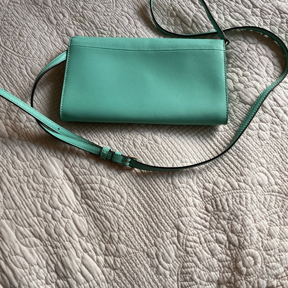 Kate Spade New York Leather Flamingo shoulder bag EUC - Picture 6 of 6
